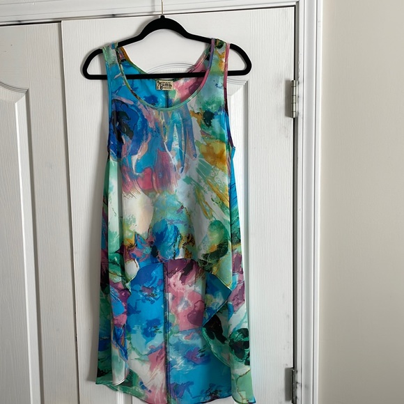 Show Me Your Mumu Painted Lady High Low Tank - Picture 2 of 5